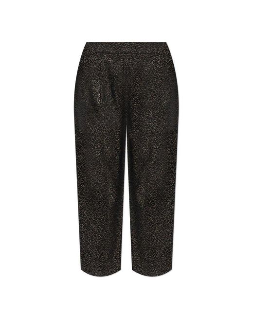 AllSaints Black Aleida Patterned Trousers