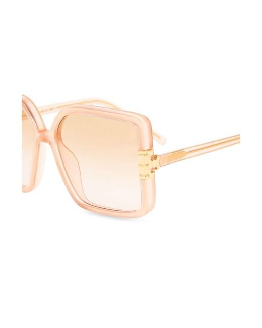 Tory Burch Pink 'eleanor' Sunglasses,
