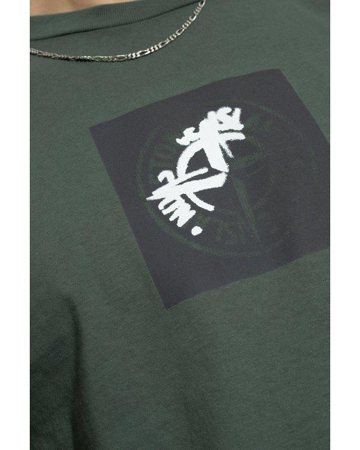 Stone Island Green T-Shirts & Tops for men