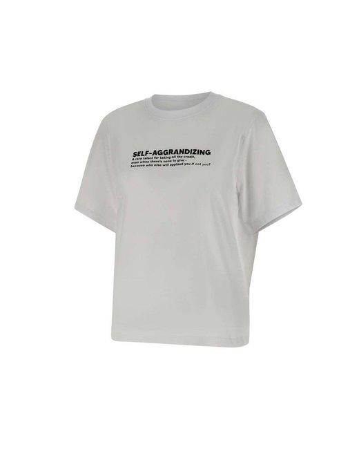 Victoria Beckham White T-Shirt With Print