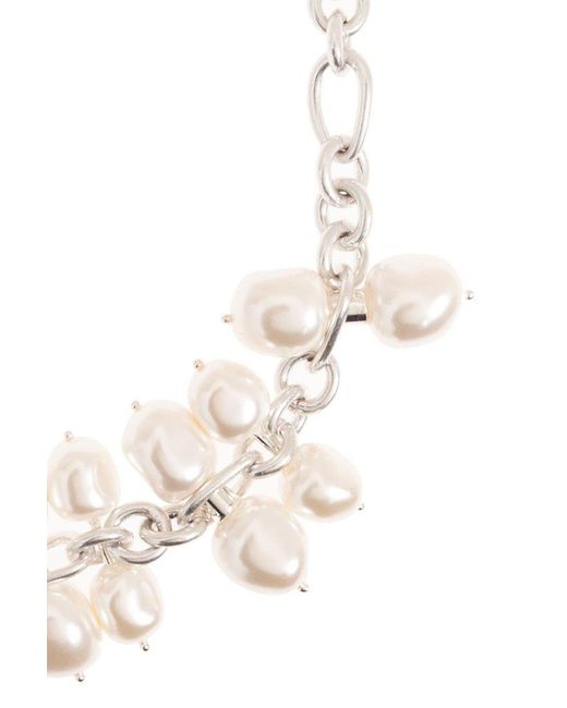 Cult Gaia White 'dolly' Necklace,
