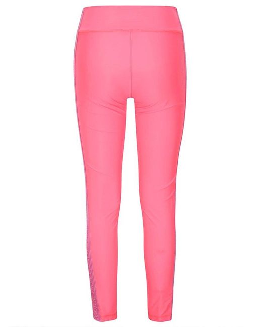 Versace Pink 76Dp114 S Side Tape Jegging Fouseux