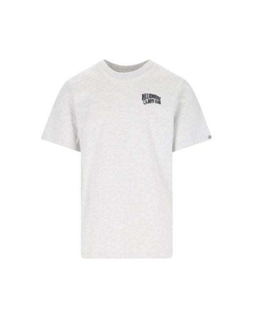 BBCICECREAM White Logo Printed Crewneck T-shirt for men