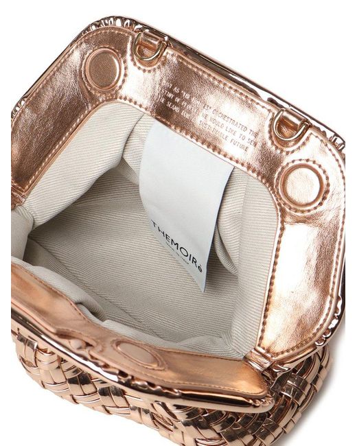 THEMOIRÈ Pink Mirror Effect Clutch Bag