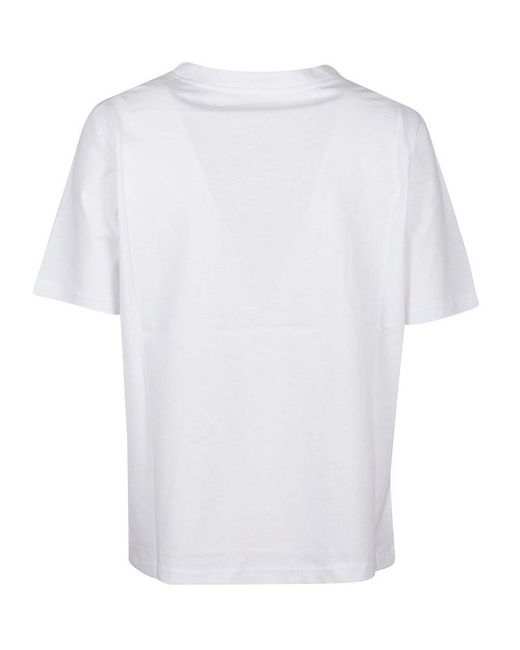 Aragona White Classic Crew Neck T-Shirt
