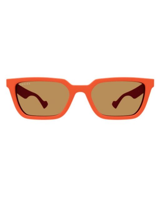 Gucci Brown Cat-eye Sunglasses for men