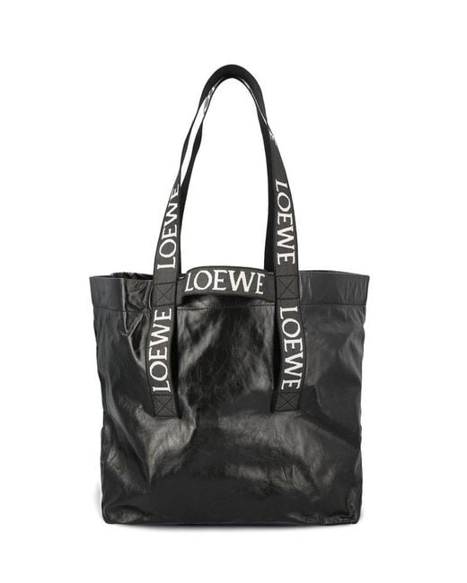 Loewe Black Feld Shopper Bag for men