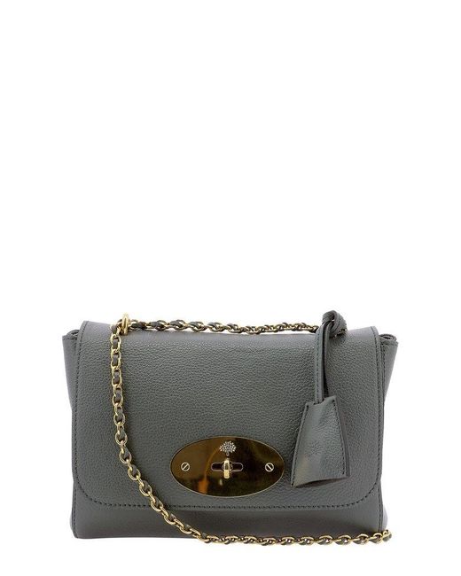 Mulberry Gray Small Lily Shoulder Bag