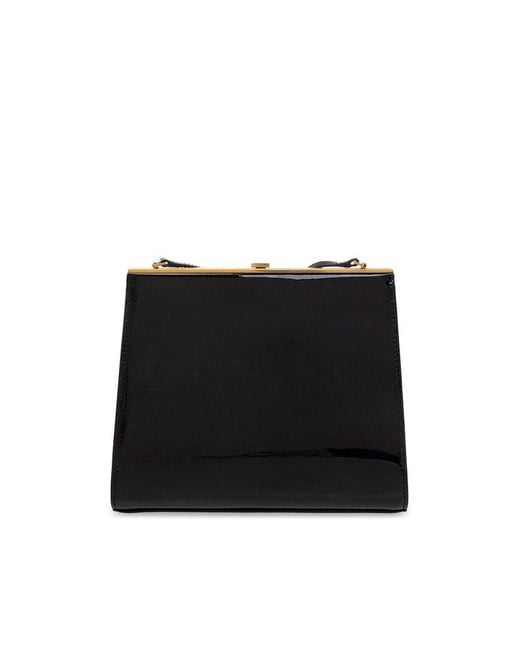 ＊SAINT LAURENT＊ Leather Le Anne-Marie ショルダーバッグ LE ANNE-MARIE in pearlized patent leather