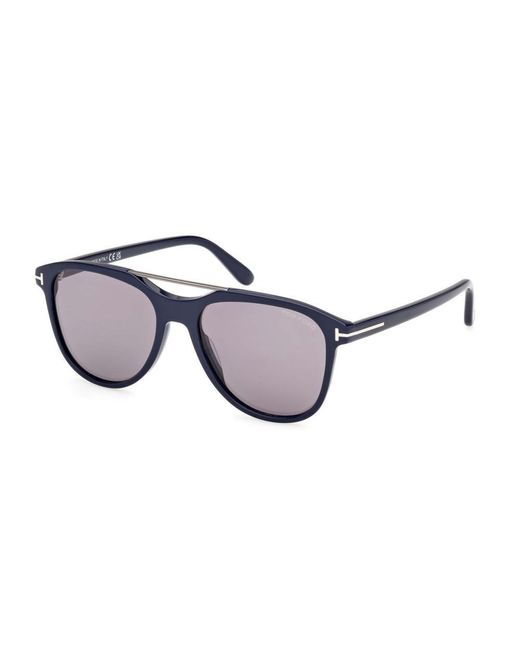 Tom Ford Gray Damian 02 Pilot-frame Sunglasses for men