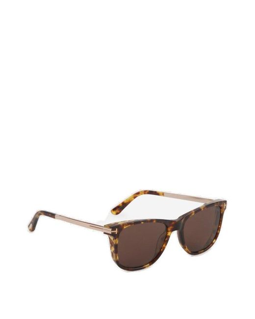 Tom Ford Brown Sinatra Square Frame Sunglasses for men