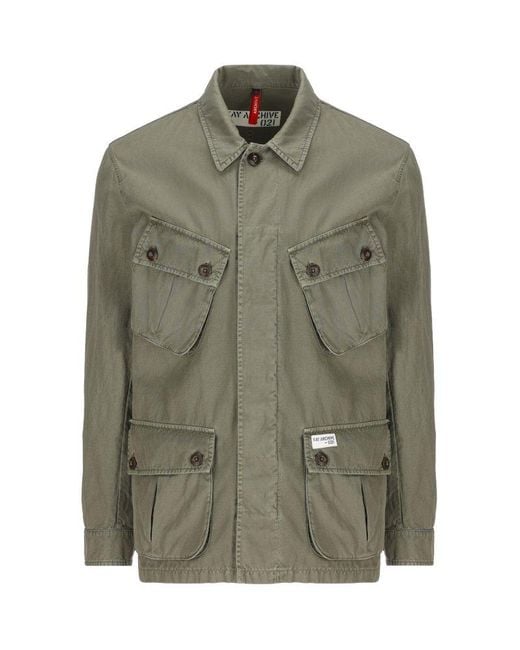 Fay Green Long-sleeved Jacket for men