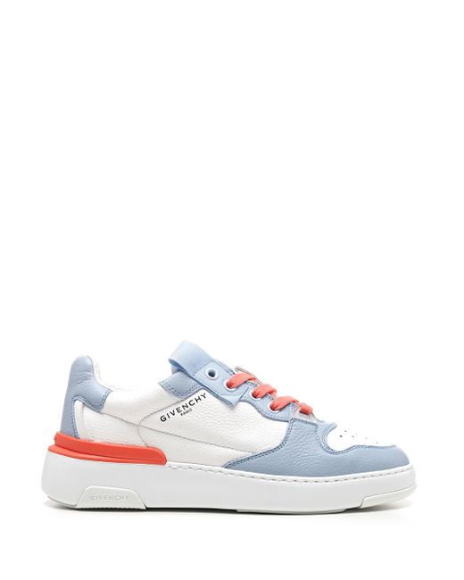 Givenchy Blue Wing Low Three Tone Sneakers