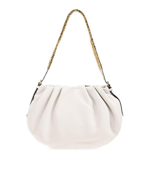 Moschino White Shoulder Bag With Logo,