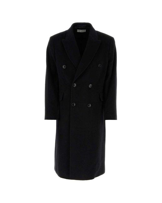 Our Legacy Doublebreasted Long Coat in Black for Men Lyst