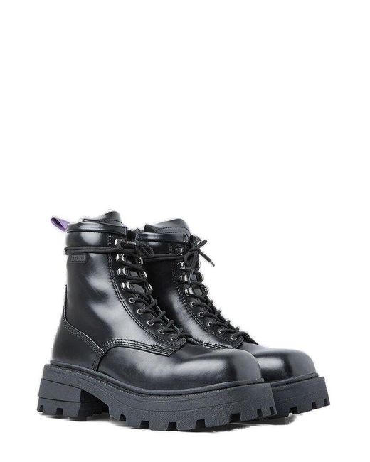 Eytys Black Michigan Lace-up Boots