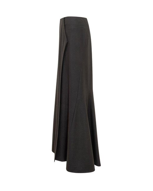 Alberta Ferretti Black Long Skirt
