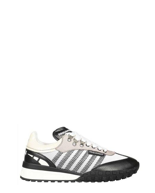 DSquared² White Legend Lace-up Sneakers for men