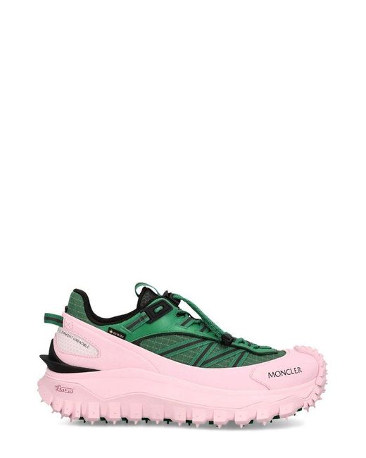 Moncler Green Trailgrip Gtx Bi-Colour Low Top Sneakers for men