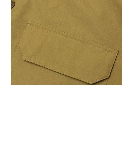 Jil Sander Green Short-Sleeved Shirt for men