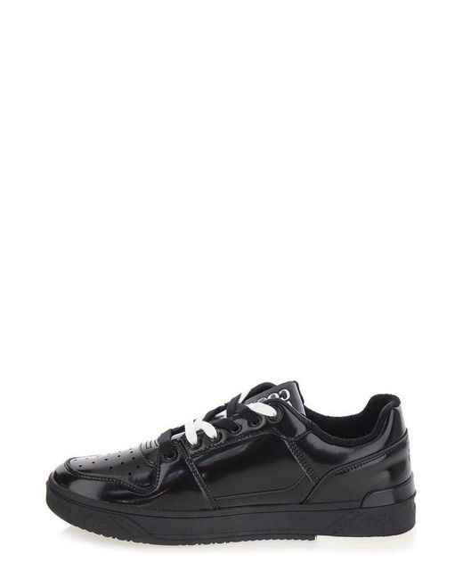Versace Black Starlight Lace-up Sneakers for men