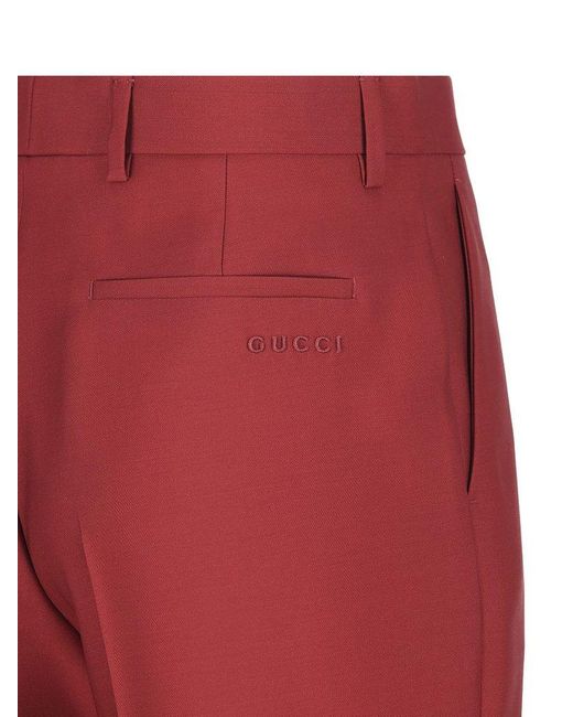 Gucci Red Pants