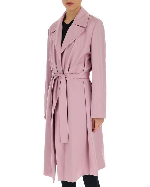 blush duster coat