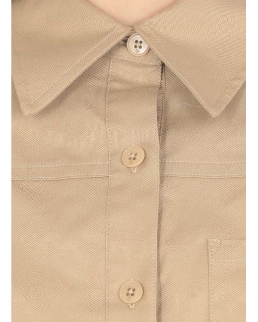 3.1 Phillip Lim Natural Cropped Convertible Shirt Jacket