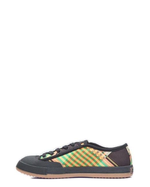 Vivienne Westwood Green Animal Gym Lace-up Sneakers