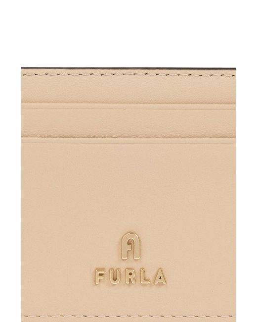 Furla Natural 'camelia Small' Card Holder,