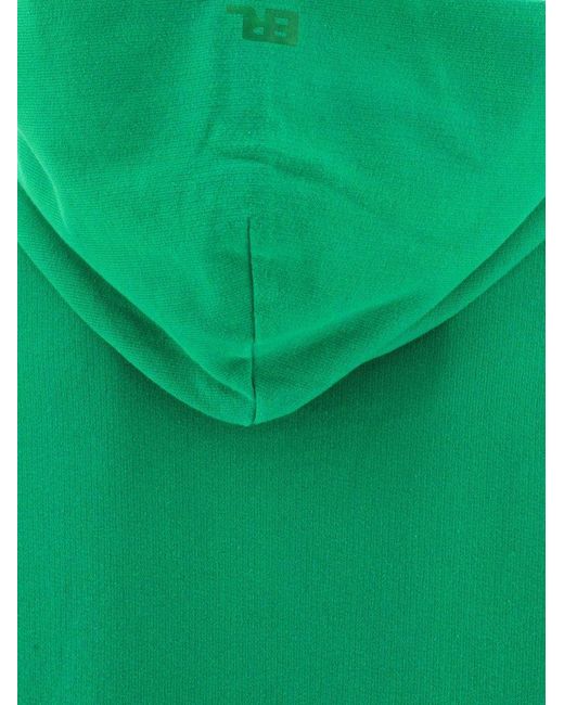 ERL Green Printed Hoodie for men