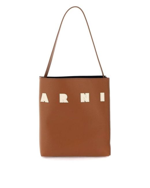 Marni Brown Shoulder Bags