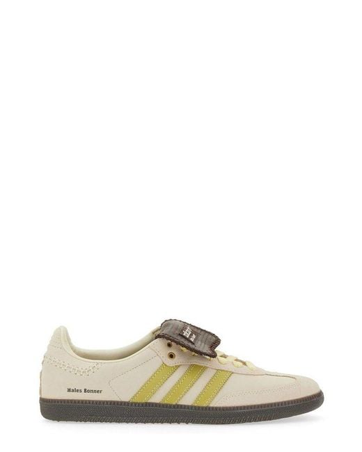 Adidas by Wales Bonner Green Logo Patch Lace-up Sneakers for men