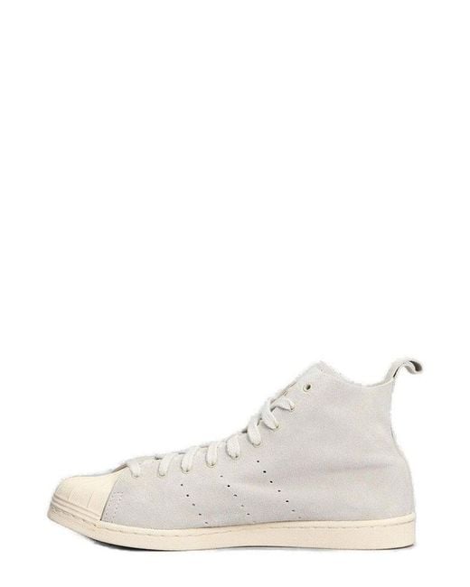 Adidas White X Wales Bonner Superstar Shoes for men