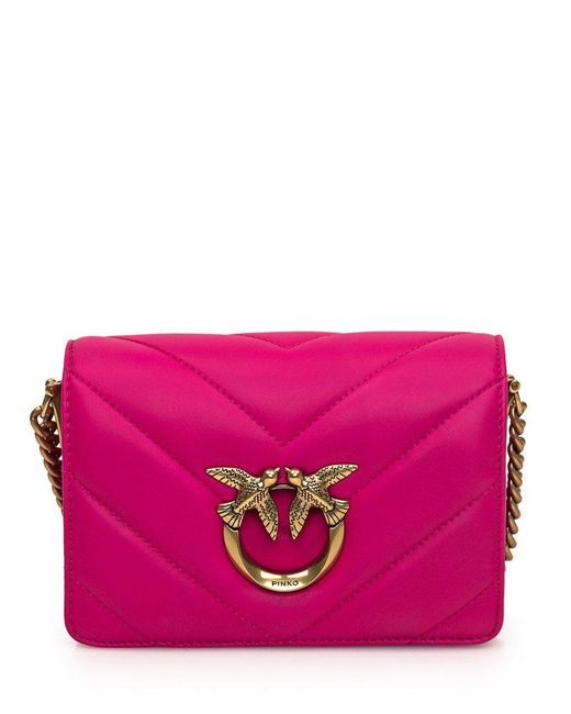 Pinko Pink Love Click Mini Bag