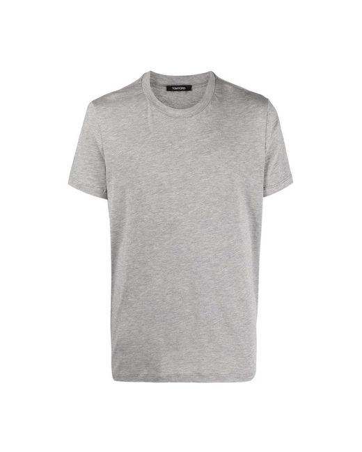 Tom Ford Gray Regular Fit T-shirt for men