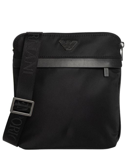 Emporio Armani Black Crossbody Bag for men