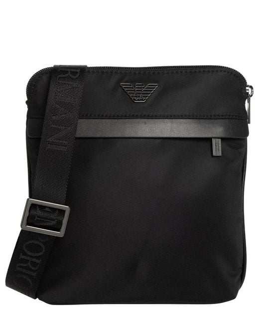 Emporio Armani Black Crossbody Bag for men