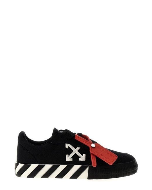 Off-White c/o Virgil Abloh Black Round Toe Lace-up Sneakers for men