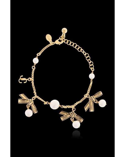 Jimmy Choo Black Bow Charm Bracelet