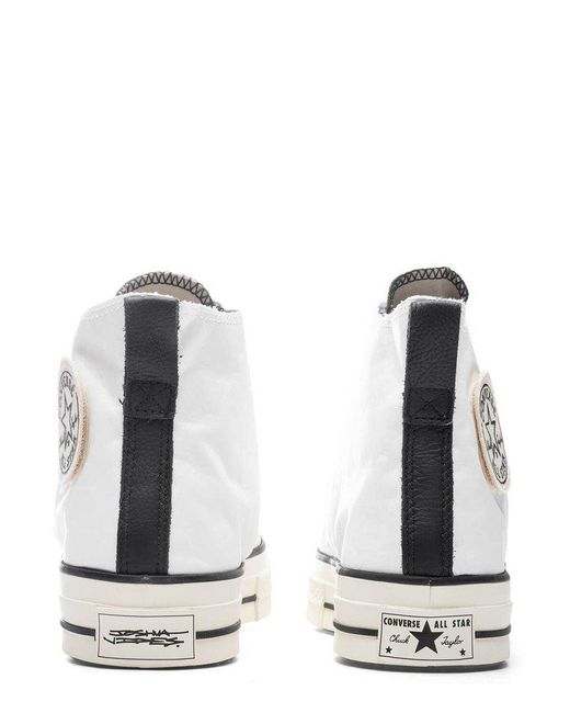 Converse White X Josh Vides Chuck 70 High Top Sneakers for men