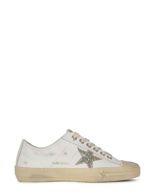 Golden Goose Deluxe Brand White Lace-up Sneakers