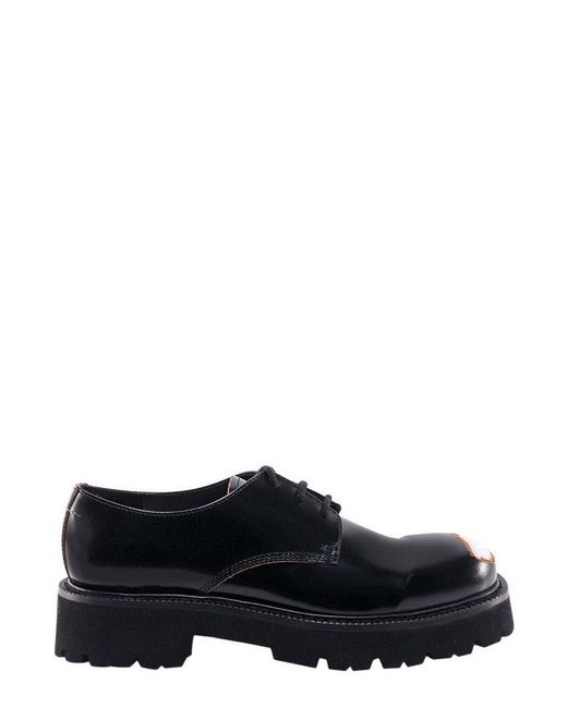 MM6 by Maison Martin Margiela Lace-up Derby Shoes in Black for Men | Lyst