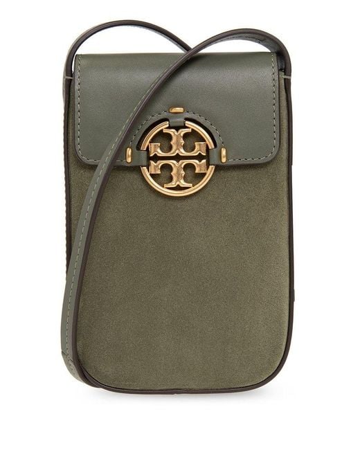 Tory Burch Miller Phone Crossbody Bag in Green Lyst