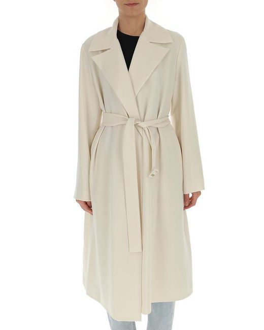 theory beige coat