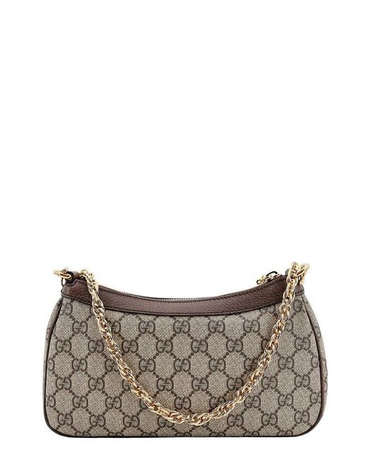 Gucci White Ophidia GG Small Handbag