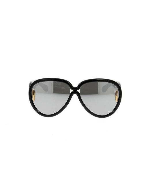 Loewe Black Aviator Sunglasses