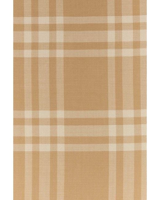 Burberry Natural Scarves And Foulards