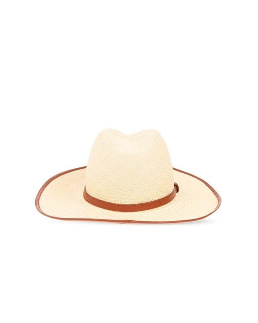 Chloé White Straw Hat,