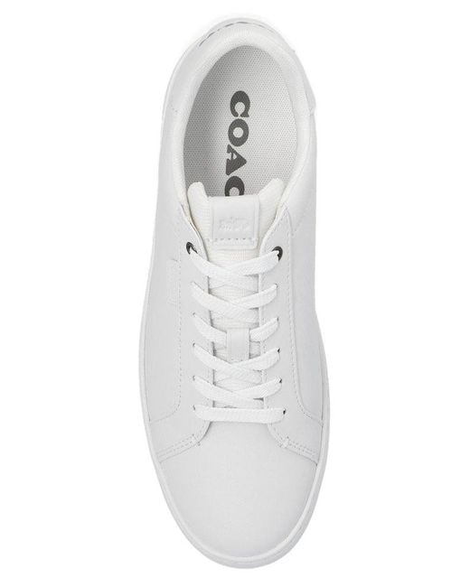 COACH White Lowline Lace-up Sneakers for men